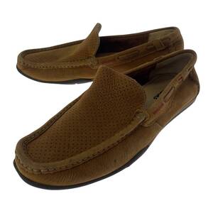 Clarks クラークス スリッポン sizeUK7 1/2/キャメル