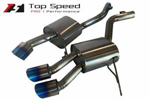 マセラティ クアトロポルテ (M139)用チタン製マフラー (USAメーカー Top Speed トップスピード製) 新品送料無料