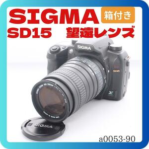 美品SIGMA　SD15 望遠レンズ　シングル　100-300ｍｍ