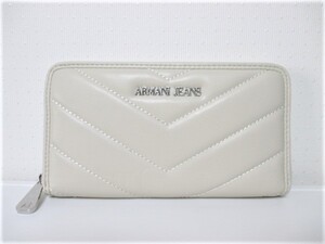 ☆ARMANI JEANS アルマーニジーンズ ファスナー 長財布 財布/ユニセックス