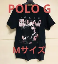 POLO G ポロG Tシャツ　Mサイズ　黒　ブラック