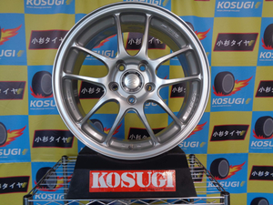 エンケイチューニング　PF01　7.5J-17　5H114.3　+45　カムリ　プリウスα　中古ホイール　神奈川県