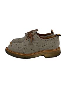 Tricker’s◆ドレスシューズ/UK7.5/GRY/スウェード