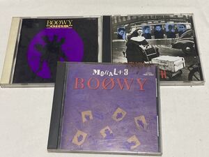 最終値下げ！即決あり！BOOWY アルバム3枚セット　PSYCHOPATH/MORAL+3/GIGS JUST A HERO TOUR