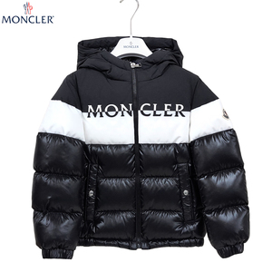 MONCLER モンクレール キッズ ダウンジャケット 1A00021 68950 999 08A （130cm） ブラック ダウン ナイロン 送料無料 並行輸入品