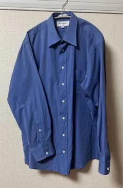 【レア】Burberry shirt 長袖　ブルー