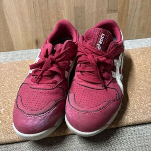 used 安全靴　アシックス【asics】 1272A001LADY WINJOB CP207600 バーガンディ　22.0cm 赤　asics