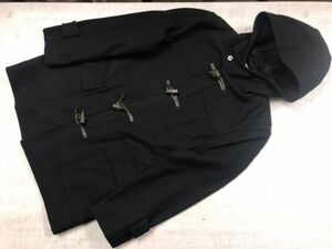 ポールスミス ジーンズ Paul Smith JEANS レトロ モード トラッド 古着 トグルボタン メルトン ウール ダッフル コート メンズ L 黒