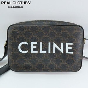 CELINE/セリーヌ ミディアム メッセンジャーバッグ ショルダーバッグ ロゴプリント /060