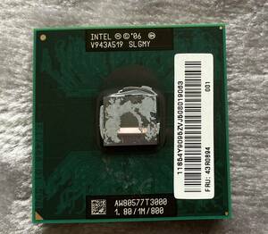 INTEL　CPU V943A519 SLGJN　AW80577T3000　1.80/1M/800