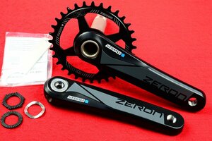 即決★新品★SR SUNTOUR◆ZERON-1X★AC4C★SRサンツアー★シマノ(SHIMANO)・ホローテック2互換★32T★170mm★10-11速★MTB★シングル★ H2