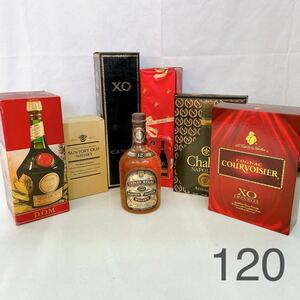 5AD204 1円〜 【未開栓】ウイスキーまとめ CHIVAS REGAL REMY MARTIN Chabot CAMUS 他 7本 現状品