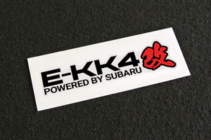 E-KK4改 カッティングステッカー[黒×赤] スバル SUBARU ヴィヴィオ