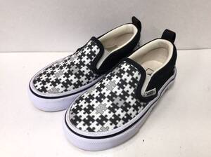 VANS ヴァンズ スリッポン スニーカー 15cm パズル 24112002