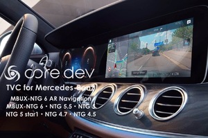 Core dev TVC TVキャンセラー Merceds Benz X290 前期 AMG GTA 4-door クーペ 走行中にテレビ視聴 メルセデス NBUX-NTG6 CO-DEV2-MB03