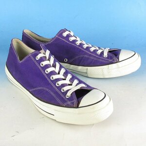 YF16324 ビンテージ CONVERSE コンバース 70s オールスター チャックテイラー LOW 一つ星 スニーカー USA製 14 1/2