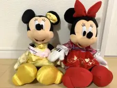 本日限定大幅値下げ　ミニーぬいぐるみ　プリンセスベル＆ベリーちゃんセット