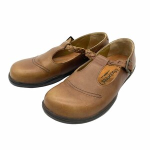 A939●Footprints BIRKENSTOCK（フットプリンツビルケンシュトック)●ストラップシューズ　カサブランカ●38サイズ 24.5サイズ　ブラウン