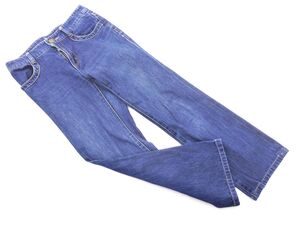 BLUE LABEL CRESTBRIDGE ブルーレーベル クレストブリッジ スキニー デニムパンツ size38/青 ■■ ☆ eic0 レディース