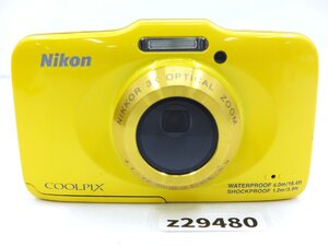 【z29480】Nikon ニコン COOLPIX クールピクス S31 4.1-12.3mm 1:3.3-5.9 コンパクトデジタルカメラ 防水 動作確認済み ソフトケース付き