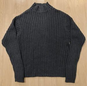 old gap オールドギャップ　コットンニット　モックネック　vintage セーター ニット 長袖 タートルネック ハイネック コットン