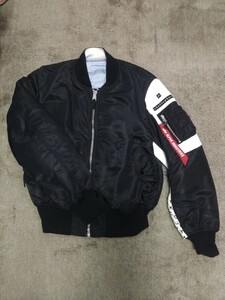 FRAGMENT × the shepherd UNDER COVER × ALPHA MA-1 JKT BLACK size3 Lサイズ フラグメント アンダーカバー アルファ ブラック 