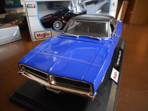 ★★1/18 ダッジ チャージャー R/T ブルー 1969 マイスト Maisto Dodge Charger R/T Blue★★