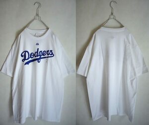 Los Angeles Dodgers ロサンゼルス・ドジャーズ Tシャツ L 新品 タグ付きですが難あり☆Majestic