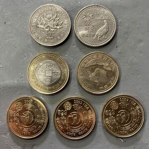 【A71】記念硬貨 500円 FIFA World Cup 2002 47都道府県記念硬貨兵庫県 南極地域観測50年 第12回アジア大会広島開催記念 長野オリンピック 