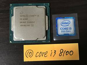 10 intel Core i3 8100 3.60GHz / 動作品