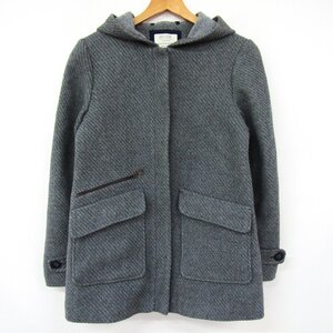 ザラ コート フード付き アウター キッズ 女の子用 13/14 164cmサイズ グレー ZARA