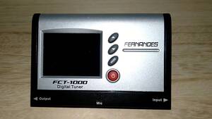 [m14682y b] ギター／ベース／ヴァイオリン デジタルチューナー FCT-1000　フェルナンデス FERNANDES