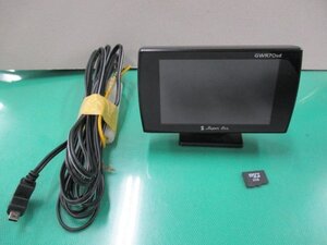 ▼【A】ユピテル GPSレーダー探知機 Super Cat【 GWR70sd 】3.2型MVA液晶 クイック測位 OBDⅡ対応 SDカード付 リモコン欠品 中古品