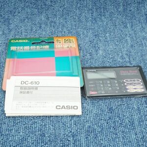 カシオ データバンク DC-610 電話帳 電卓 カード電卓