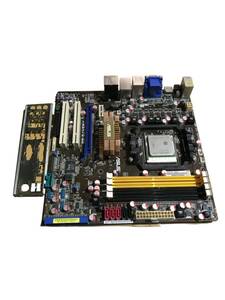 《中古》マザーボード ASUS M3N78-EM/CPU AMD Athlon 64 X2管理番号M61