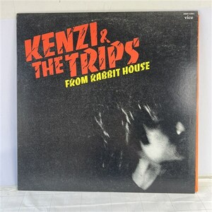 LPレコード KENZI & THE TRIPSケンヂ&ザトリップス FROM RABBIT HOUSE　87年1st 80