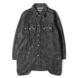 NEIGHBORHOOD ネイバーフッド ジャケット サイズ:S 21AW オーバーサイズ ワーク デニム ジャケット S.C.C. / C-JKT ブラック 黒 アウター