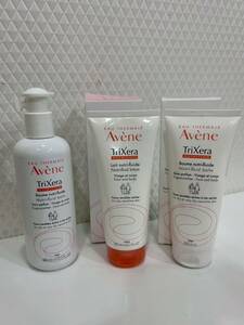 G「22867」Avene アベンヌ　トリクセラNT　フルイドクリーム　ミルク　3点セット　200ml　400ml　敏感肌用　全身保湿クリーム