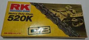 takasago chain 高砂　タカサゴチェーン　Heavy Duty Chain 　ＲＫ　アールケー　GB 520K　110 　未使用品（長期保管品） 出６０