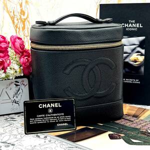 ★極美品★　CHANEL　シャネル　バニティ　キャビアスキン