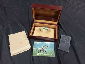 ■本物ROLEX68278金無垢用レザーBOX＆付属品一式■ロレックス箱.ボックス.ケースその6