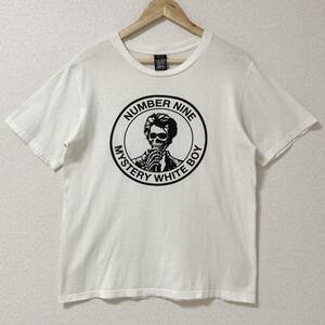 NumberNine TIME MIGRATION期 復刻 ジェフバックリー スカル Tシャツ ホワイト 白 3サイズ ナンバーナイン 髑髏 Tee archive 4040390