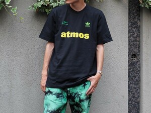 【黒S】adidas GID TEE BRANDED BLACK 20SS-S GP7195 Tシャツ アディダスオリジナルス ZX 8000 atmos G-SNK アトモス限定 新品 正規品