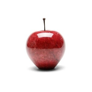 マーブル アップル ラージ Marble Apple Large レッド Red インテリア 大理石 ペーパーウェイト