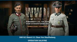 未開封新品/DID3R/WW2 Oberst I.G. Claus Von Stauffenberg OPERATION VALKYRIE/参謀大佐クラウスフォンシュタウフェンベルク/トムクルーズ