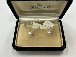 ★MIKIMOTO ミキモト K14 パール 約7.4mm ピアス アクセサリー★#5688