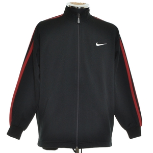 〇526990 NIKE ナイキ ◯トラックジャケット ジャージ サイズL（14/16） メンズ ブラック