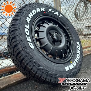 タウンエース タイヤ ホイール セット 14インチ ヨコハマ ジオランダー X-AT 175/80R14 Bounty Noel ホワイトレター