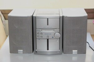 ★ つ-820 ケンウッド ミニコンポ RXD-SG-3MD 中古 通電OK MD＆カセット良好 CD読み込まない ラジオ チューナーなし未確認 現状品