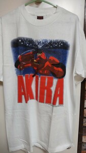 AKIRA Tシャツ サイズL アキラ 新品 未着用 当時物 ヴィンテージ 激レア オールド レトロ 本物 ビンテージ バンドT 大友克洋 1988 80